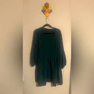 Shein Curve, 2XL Green Dress